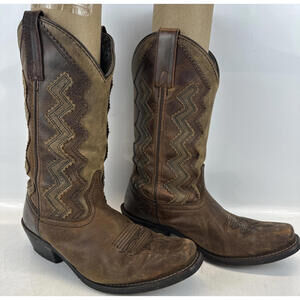 Laredo Women’s Cowboy Boots Size 7.5M Style 51168 Western Brown Leather